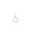 Jewels Inc. | Gisser Jewels - Hanger excl. Collier - Rond gezet met Zirkonia - 16mm x 10mm - 10mmØ - 14 Karaat Geelgoud | Nu te koop bij 14Karaats.nl | 10001091-Pendants