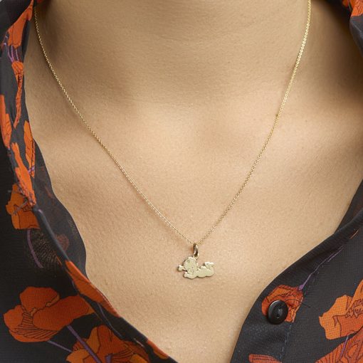 The Jewelry Collection | The Jewelry Collection Hanger Baby - Geelgoud (14 Krt.) | Nu te koop bij 14Karaats.nl | 10001091-Pendants