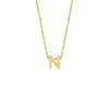 New Bling | New Bling 9NBG-912C Gouden Kubus met Letter C - 3
