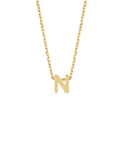 New Bling | New Bling 9NBG-912C Gouden Kubus met Letter C - 3