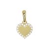 The Jewelry Collection | The Jewelry Collection Hanger Hart Zirkonia - Goud | Nu te koop bij 14Karaats.nl | 10001091-Pendants