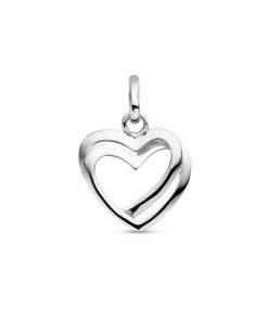 Its-Beautiful | Hanger Hart Zilver Gerhodineerd | Nu te koop bij 14Karaats.nl | 10001091-Pendants