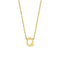 New Bling | New Bling 9NBG-912D Gouden Kubus met Letter D - 3