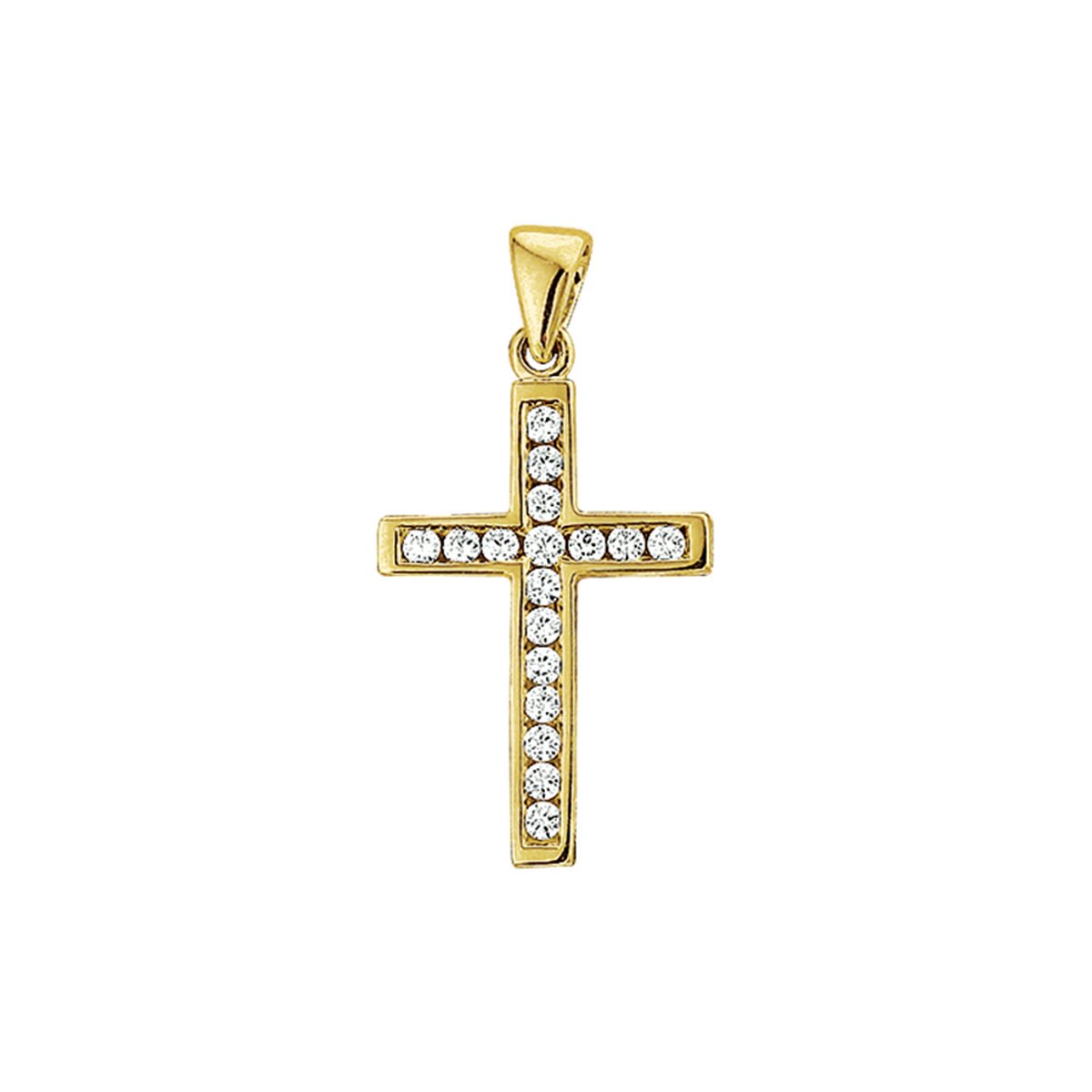 Tomylo | Trendjuwelier huiscollectie 4009570 Gouden bedel kruis | Koop bij 14Karaats.nl Tomylo | Trendjuwelier huiscollectie 4009570 Gouden bedel kruis | Nu te koop bij 14Karaats.nl | 10001091-Pendants