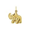 The Kids Jewelry Collection | The Kids Jewelry Collection Bedel Olifant - Geelgoud | Nu te koop bij 14Karaats.nl | 10001091-Pendants