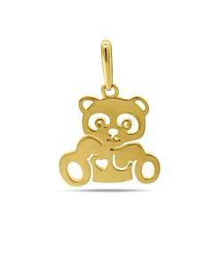 Silventi | Silventi 9NBSAM-G230314 Gouden Hangertje Beertje - 11