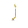 Silventi | Silventi 9NBSAM-G230386 Gouden Hangertje Hockeystick - 14 Karaat Bedeltje - Hockeystick 27