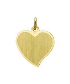 Sense Jewelry | Graveerhanger Hart Poli/mat | Nu te koop bij 14Karaats.nl | 10001091-Pendants