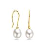 Marie-Celeste | Marie Celeste oorhangers parel franse haak - Goud | Nu te koop bij 14Karaats.nl | 10001087-Earrings/Body-piercing Jewellery