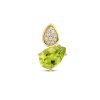 The Jewelry Collection | 14K geelgoud hanger peridot en diamant 0.055ct h si 4027387 | Nu te koop bij 14Karaats.nl | 10001091-Pendants
