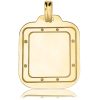 Zwartevalk | Juwelier Zwartevalk 14 karaat gouden plaat hanger - 14.801.125 | Nu te koop bij 14Karaats.nl | 10001091-Pendants