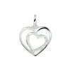 Kasius | zilver gerhodineerd hanger hart zirkonia 1337151 | Nu te koop bij 14Karaats.nl | 10001091-Pendants