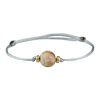 Petit collection | Satijnkoord armband met Crazy Lace Agaat & 14 karaat gouden beads | Nu te koop bij 14Karaats.nl | Armbanden