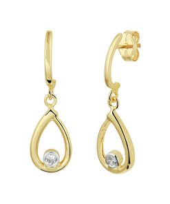Its-Beautiful | oorhangers zirkonia | Nu te koop bij 14Karaats.nl | 10001091-Pendants