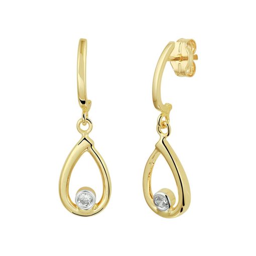Its-Beautiful | oorhangers zirkonia | Nu te koop bij 14Karaats.nl | 10001091-Pendants