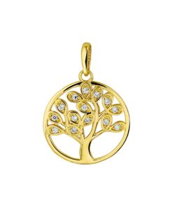 Sense Jewelry | Hanger Levensboom Zirkonia | Nu te koop bij 14Karaats.nl | 10001091-Pendants