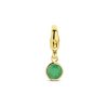 Its-Beautiful | Slotbedel Met Geboortesteen 14K Geelgoud | Nu te koop bij 14Karaats.nl | 10001091-Pendants