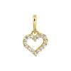 Marie-Celeste | Marie Celeste hanger hart zirkonia - Goud | Nu te koop bij 14Karaats.nl | 10001091-Pendants