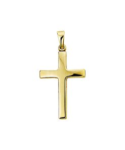 The Jewelry Collection | The Jewelry Collection Hanger Kruis - Goud | Nu te koop bij 14Karaats.nl | 10001091-Pendants