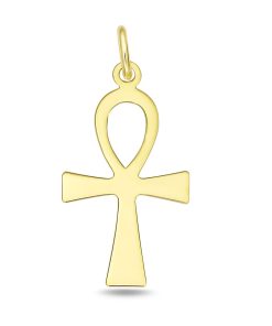 Zwartevalk | Juwelier Zwartevalk 14 karaat gouden ankh kruis hanger - 14.281 | Nu te koop bij 14Karaats.nl | 10001091-Pendants
