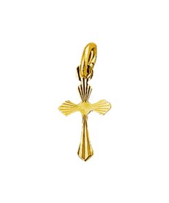 Its-Beautiful | Trendjuwelier huiscollectie 4007717 Gouden bedel kruis | Nu te koop bij 14Karaats.nl | 10001091-Pendants