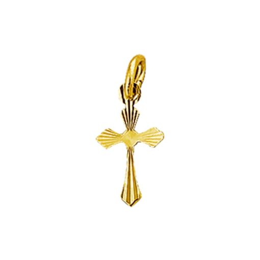 Its-Beautiful | Trendjuwelier huiscollectie 4007717 Gouden bedel kruis | Nu te koop bij 14Karaats.nl | 10001091-Pendants