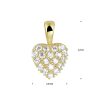 Sense Jewelry | Hanger Hart Zirkonia | Nu te koop bij 14Karaats.nl | 10001091-Pendants