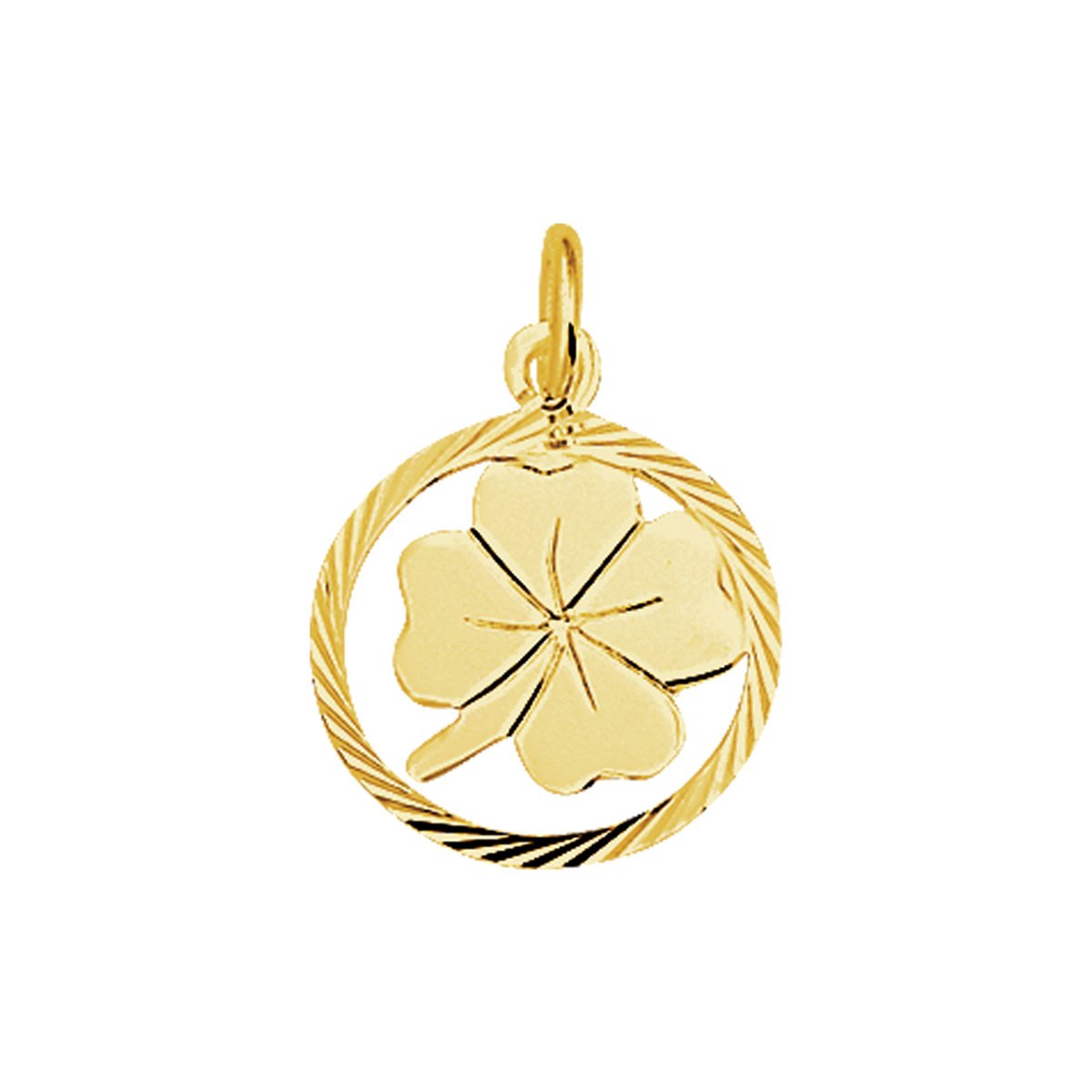 Sense Jewelry | Hanger Klavertje Gediamanteerd | Koop bij 14Karaats.nl Sense Jewelry | Hanger Klavertje Gediamanteerd | Nu te koop bij 14Karaats.nl | 10001091-Pendants