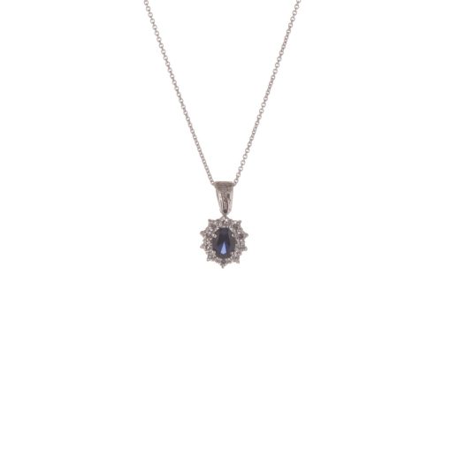 Valedoro | VALEDORO Premium Foncé | Hanger | 18 karaat witgoud | Zirkonia | Nu te koop bij 14Karaats.nl | 10001091-Pendants