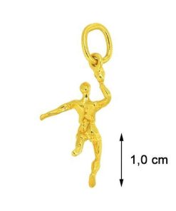Blinx Jewels | Blinx Jewels Vergulden Hanger Volleyballer | Nu te koop bij 14Karaats.nl | 10001091-Pendants