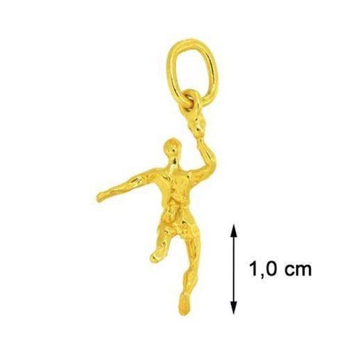 Blinx Jewels | Blinx Jewels Vergulden Hanger Volleyballer | Nu te koop bij 14Karaats.nl | 10001091-Pendants