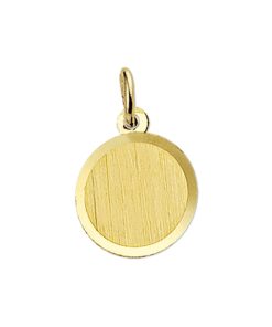 Sense Jewelry | Graveerhanger Mat Gediamanteerd | Nu te koop bij 14Karaats.nl | 10001091-Pendants