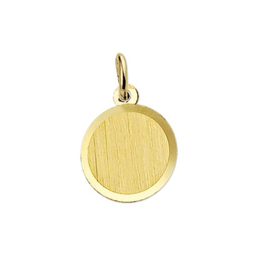 Sense Jewelry | Graveerhanger Mat Gediamanteerd | Nu te koop bij 14Karaats.nl | 10001091-Pendants