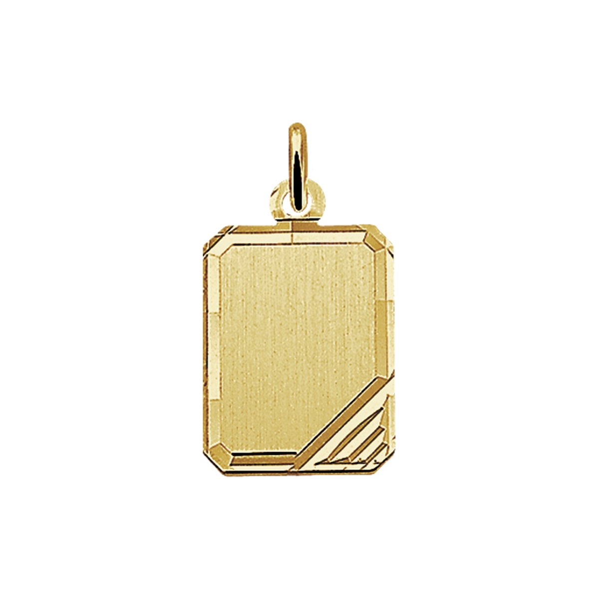 Sense Jewelry | Graveerhanger Mat Gediamanteerd | Koop bij 14Karaats.nl Sense Jewelry | Graveerhanger Mat Gediamanteerd | Nu te koop bij 14Karaats.nl | 10001091-Pendants