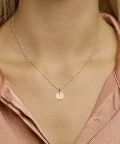 Sense Jewelry | Graveerhanger Rondje | Nu te koop bij 14Karaats.nl | 10001091-Pendants