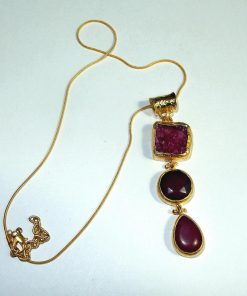 Shanna's Gems and more | Collier met Goud en Robijn | Nu te koop bij 14Karaats.nl | 10001090-Necklaces/Necklets