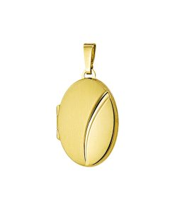 Sense Jewelry | Medaillon Poli/mat | Nu te koop bij 14Karaats.nl | 10001091-Pendants