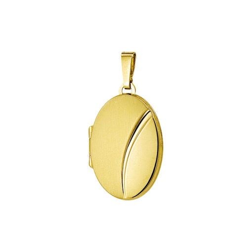 Sense Jewelry | Medaillon Poli/mat | Nu te koop bij 14Karaats.nl | 10001091-Pendants
