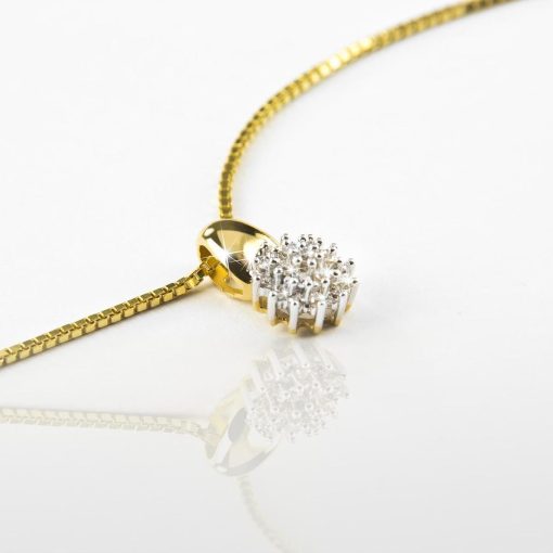 Di Lusso | Di Lusso - Hanger Rimini - 14 Karaat Goud - Dames | Nu te koop bij 14Karaats.nl | 10001091-Pendants