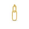 Silventi | Silventi 9NBSAM-G230369 Gouden hanger - Open Schakels - 20x6