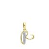 Lucardi | Lucardi Dames alfabet hanger met diamant (0