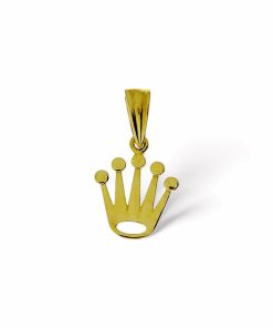 Star juwelier | Gouden Kroon Hanger 14 karaats | Nu te koop bij 14Karaats.nl | 10001091-Pendants