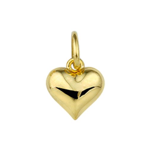 The Jewelry Collection | The Jewelry Collection Hanger Hart - Goud | Nu te koop bij 14Karaats.nl | 10001091-Pendants
