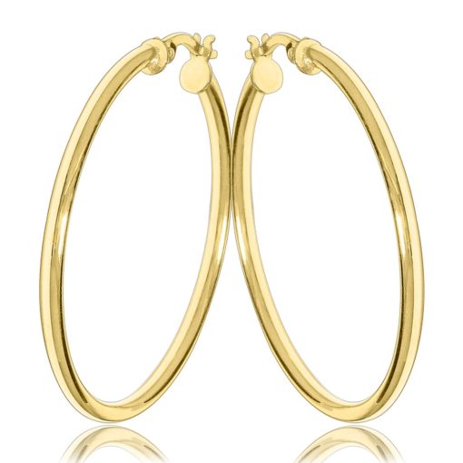 Zwartevalk | Juwelier Zwartevalk 14 karaat gouden oorbellen - 12.102.060/40mm | Nu te koop bij 14Karaats.nl | 10001087-Earrings/Body-piercing Jewellery