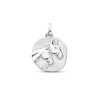 Its-Beautiful | Hanger Paard Poli/Mat 16 Mm Zilver Gerhodineerd | Nu te koop bij 14Karaats.nl | 10001091-Pendants