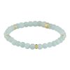 Petit collection | Armband natuursteen: Aquamarijn & 14kt goud | Nu te koop bij 14Karaats.nl | Armbanden