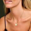 New Bling | 9NBG-0601 14KY pendant oval 15x10x0.5mm | Nu te koop bij 14Karaats.nl | 10001091-Pendants