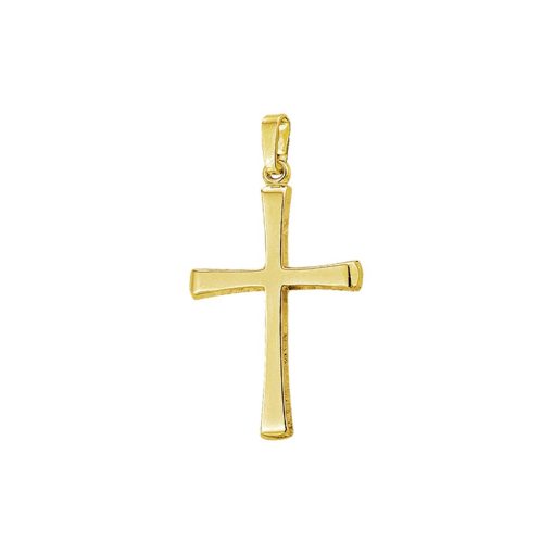 Its-Beautiful | Trendjuwelier huiscollectie 4005243 Gouden bedel kruis | Nu te koop bij 14Karaats.nl | 10001091-Pendants