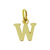Star juwelier | Goud Hanger Letter W 14 karaats | Nu te koop bij 14Karaats.nl | 10001091-Pendants