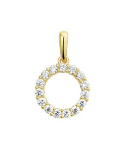 Sense Jewelry | Hanger Rondje Zirkonia | Nu te koop bij 14Karaats.nl | 10001091-Pendants